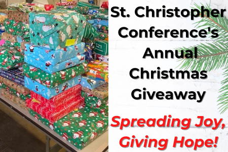 St. Christopher Conference Annual Giveaway Spreads the Joy of Christmas