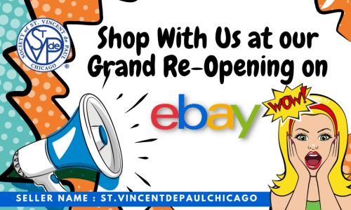 SVdP Chicago eBay Store Grand Re-Opening