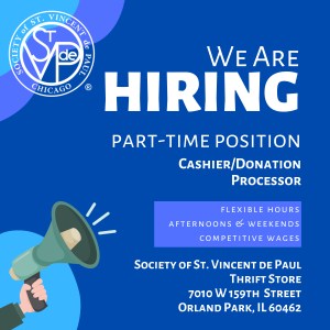 Now Hiring – Orland Park Thrift Store