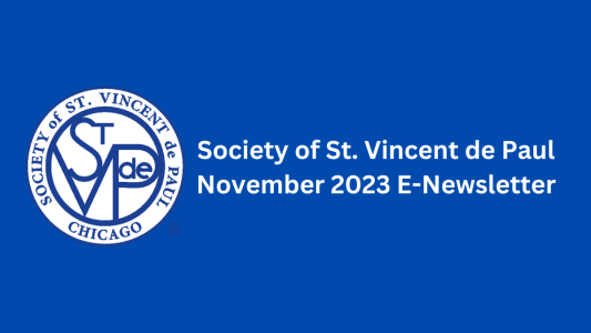 SVdP Chicago November E-Newsletter Now Available!