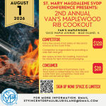 08.01.26 - St. Mary Magdalene Cookout