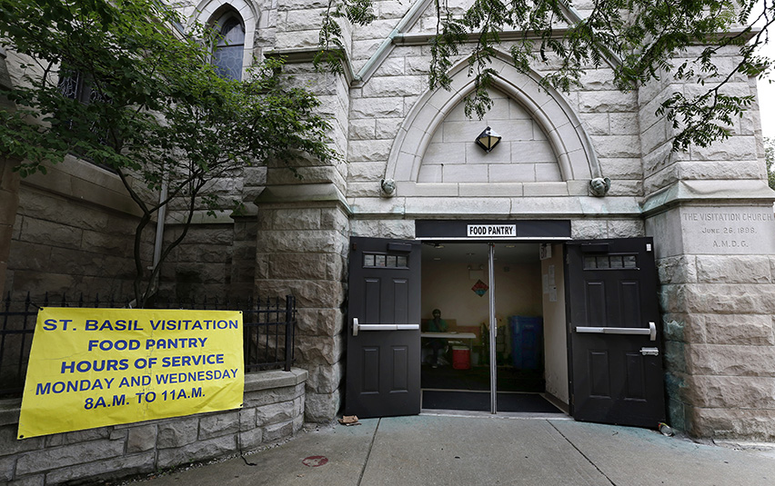 ST VINCENT DEPAUL FOOD PANTRY AT ST BASIL VISATATION PARISH