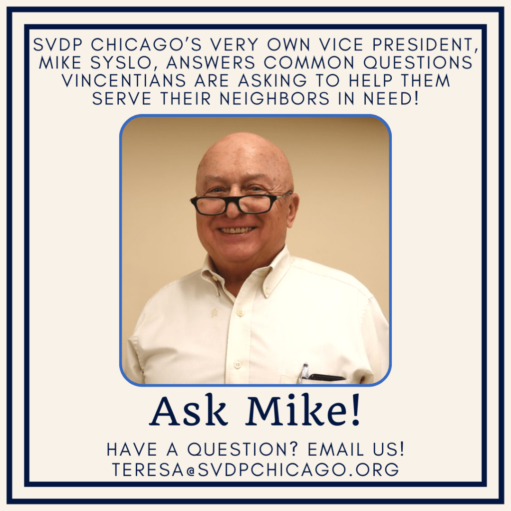 Ask Mike Button